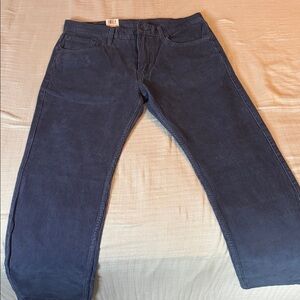 Levi's 502 Regular Taper Blue Corduroy Pants